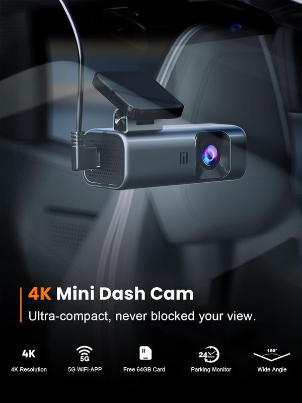 RideVolt 4K Dash Cam