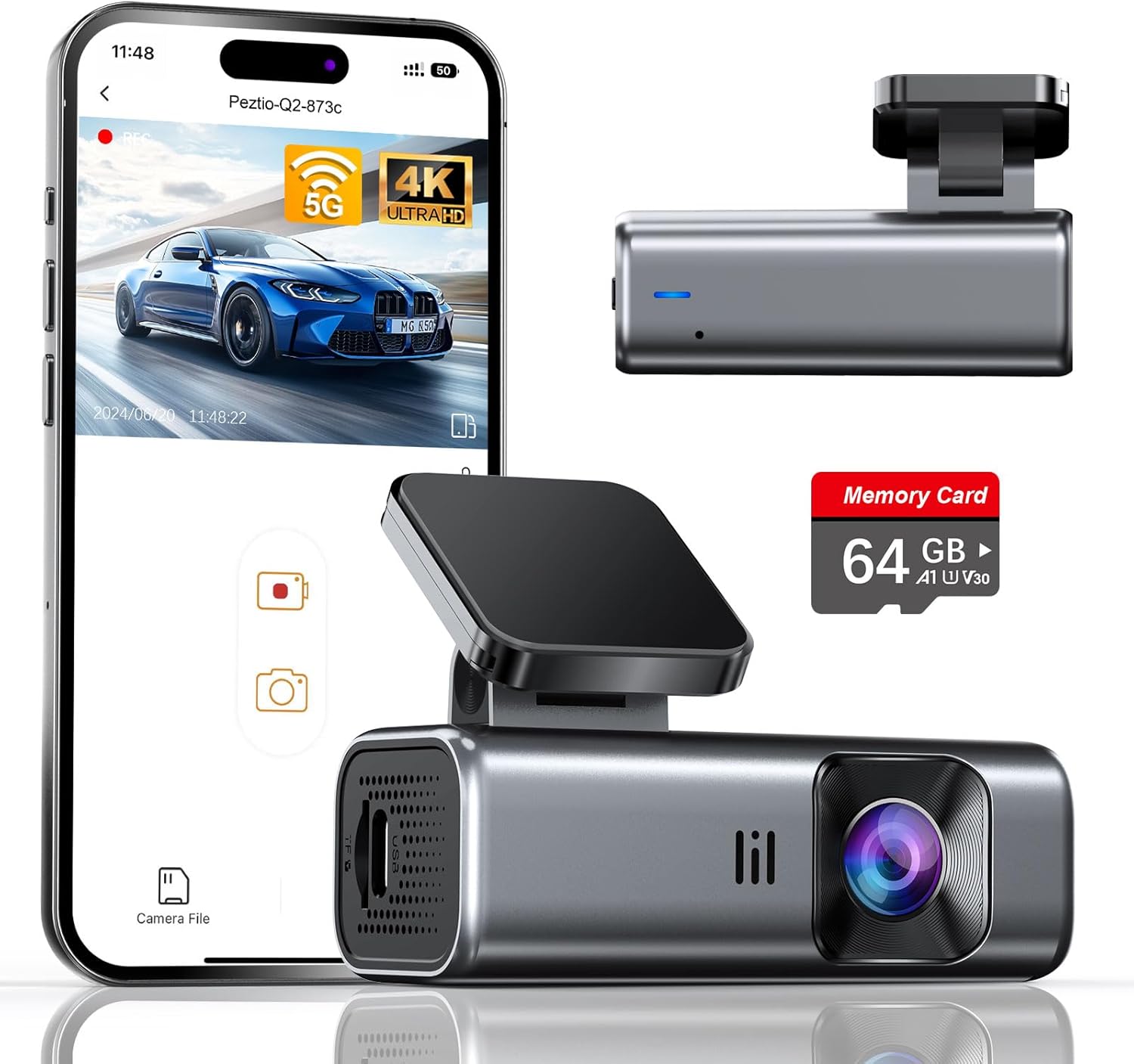 RideVolt 4K Dash Cam