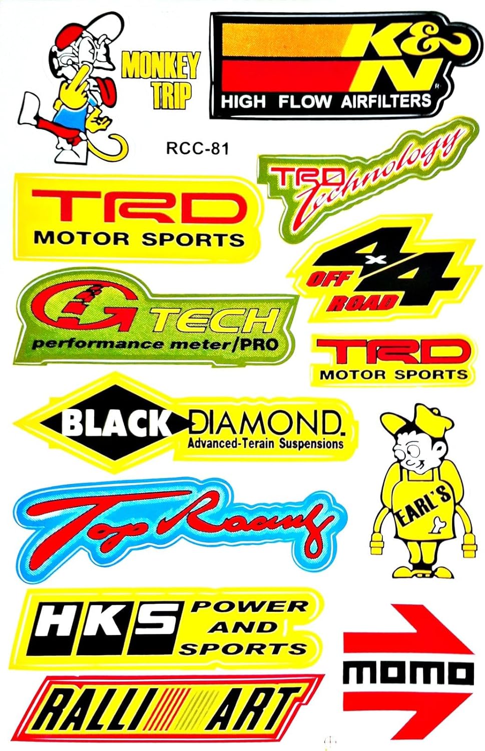 RevLine Performance Stickers