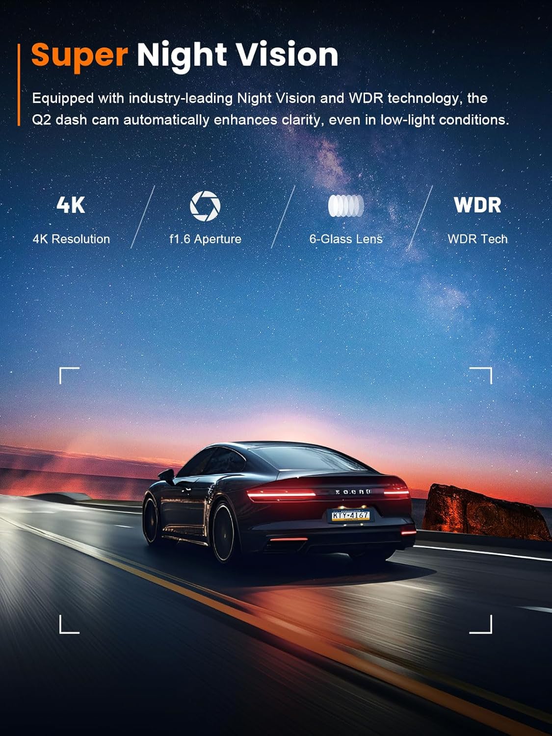RideVolt 4K Dash Cam