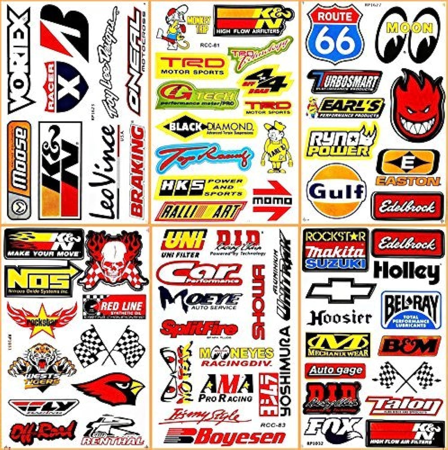 RevLine Performance Stickers
