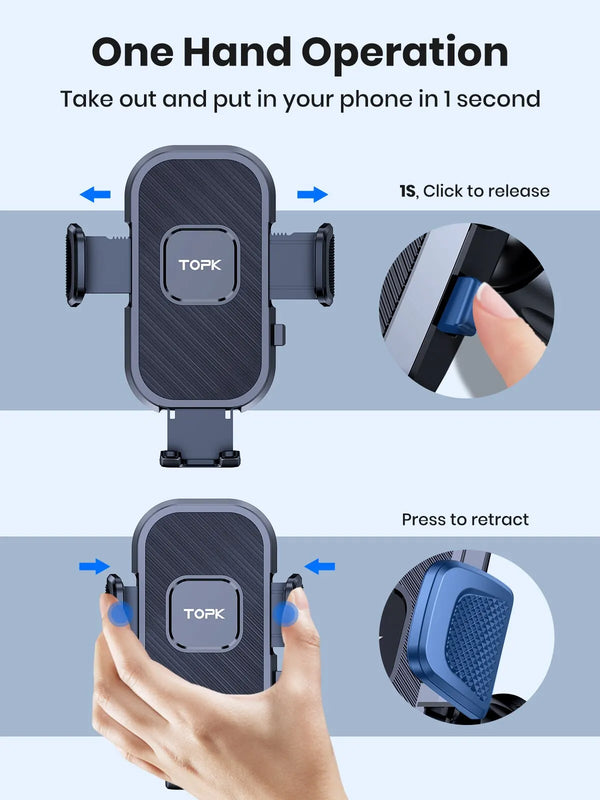 Universal Car Phone Mount for iPhone/Android