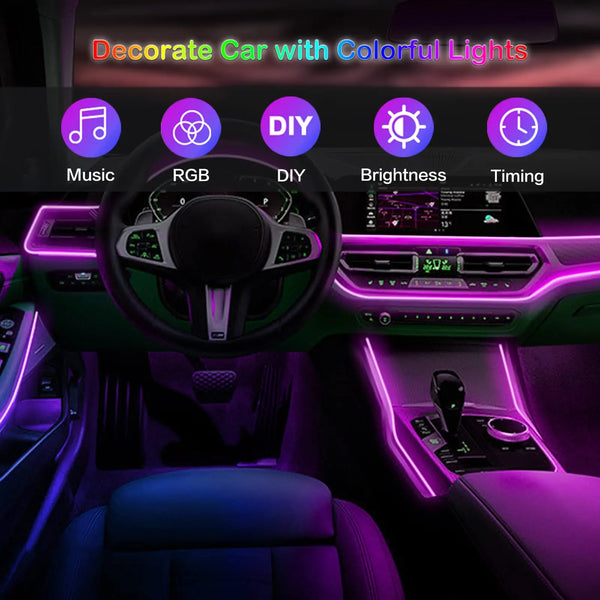 Colorful Car LED Light Strips