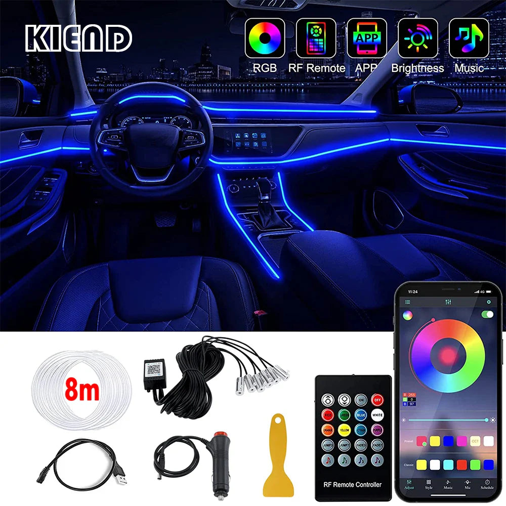 RideVolt Interior Car LED Light Strips